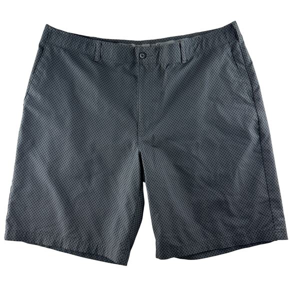 Ben Hogan Golf Shorts Men's 42" Waist 10" Inseam Gray Diamond Print Performance - Picture 1 of 12
